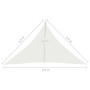Weiße HDPE Segelmarkise 160 g/m² 3,5x3,5x4,9 m von vidaXL, Sonnenschirme - Ref: Foro24-311257, Preis: 24,28 €, Rabatt: %