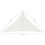 White HDPE sail shade 160 g/m² 3.5x3.5x4.9 m by vidaXL, Umbrellas - Ref: Foro24-311257, Price: 23,49 €, Discount: %