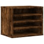 Organizador de escritorio madera roble ahumado 36x26x29,5 cm de , Clasificación y organización - Ref: Foro24-848049, Precio: ...