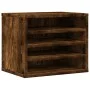 Organizador de escritorio madera roble ahumado 36x26x29,5 cm by , Classification and organization - Ref: Foro24-848049, Price...