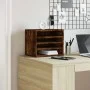 Organizador de escritorio madera roble ahumado 36x26x29,5 cm by , Classification and organization - Ref: Foro24-848049, Price...