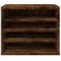 Organizador de escritorio madera roble ahumado 36x26x29,5 cm de , Clasificación y organización - Ref: Foro24-848049, Precio: ...