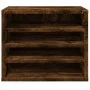 Organizador de escritorio madera roble ahumado 36x26x29,5 cm by , Classification and organization - Ref: Foro24-848049, Price...