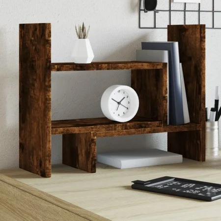 Organizador escritorio madera roble ahumado 38,5x17x39 cm by , Classification and organization - Ref: Foro24-848063, Price: 2...