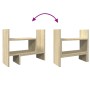 Schreibtisch-Organizer aus Eichenholz in Sonoma-Farbe, 38,5x17x39 cm. von , Klassifizierung und Organisation - Ref: Foro24-84...