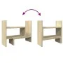 Schreibtisch-Organizer aus Eichenholz in Sonoma-Farbe, 38,5x17x39 cm. von , Klassifizierung und Organisation - Ref: Foro24-84...