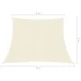 Cream HDPE sail awning 160 g/m² 3/4x2 m by vidaXL, Umbrellas - Ref: Foro24-311213, Price: 19,59 €, Discount: %