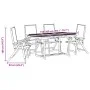 Juego comedor de jardín 5 pzas madera maciza acacia y textileno de , Conjuntos de jardín - Ref: Foro24-3279272, Precio: 583,3...