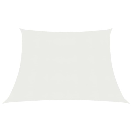 White HDPE sail shade 160 g/m² 3/4x3 m by vidaXL, Umbrellas - Ref: Foro24-311269, Price: 32,21 €, Discount: %
