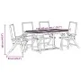 Juego comedor de jardín 5 pzas madera maciza acacia y textileno de , Conjuntos de jardín - Ref: Foro24-3279300, Precio: 590,8...