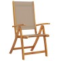 Juego comedor de jardín 7 pzas madera maciza acacia y textileno von , Gartensets - Ref: Foro24-3279323, Preis: 757,31 €, Raba...