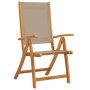 Juego comedor de jardín 5 pzas madera maciza acacia y textileno by , Garden sets - Ref: Foro24-3279316, Price: 685,78 €, Disc...
