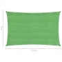 HDPE sail awning light green 160 g/m² 2x4.5 m by vidaXL, Umbrellas - Ref: Foro24-311285, Price: 22,87 €, Discount: %
