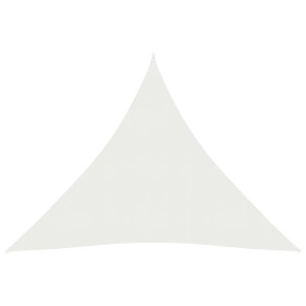 White HDPE sail awning 160 g/m² 4x4x4 m by vidaXL, Umbrellas - Ref: Foro24-311258, Price: 31,39 €, Discount: %