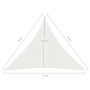 Weiße HDPE-Segelmarkise 160 g/m² 4x4x4 m von vidaXL, Sonnenschirme - Ref: Foro24-311258, Preis: 31,39 €, Rabatt: %