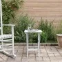 Klappbarer Beistelltisch aus massiver weißer Pappelholzplatte von , Gartentische - Ref: Foro24-4008873, Preis: 31,74 €, Rabat...