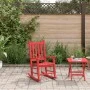 Mecedora para niños madera maciza de álamo roja by , Rocking chairs - Ref: Foro24-4008878, Price: 76,17 €, Discount: %