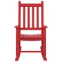 Mecedora para niños madera maciza de álamo roja by , Rocking chairs - Ref: Foro24-4008878, Price: 76,17 €, Discount: %