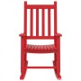 Mecedora para niños madera maciza de álamo roja by , Rocking chairs - Ref: Foro24-4008878, Price: 77,52 €, Discount: %