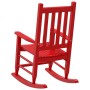 Mecedora para niños madera maciza de álamo roja by , Rocking chairs - Ref: Foro24-4008878, Price: 77,52 €, Discount: %