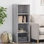 Aparador alto madera de ingeniería gris Sonoma 45x41x124 cm de , Aparadores - Ref: Foro24-846395, Precio: 61,59 €, Descuento: %