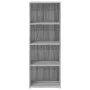 Aparador alto madera de ingeniería gris Sonoma 45x41x124 cm de , Aparadores - Ref: Foro24-846395, Precio: 61,59 €, Descuento: %