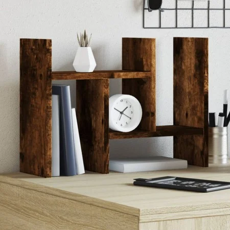 Eichenholz-Schreibtisch-Organizer in Rauchoptik, 34,5x15,5x35,5 cm. von , Klassifizierung und Organisation - Ref: Foro24-8480...