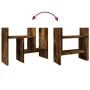Eichenholz-Schreibtisch-Organizer in Rauchoptik, 34,5x15,5x35,5 cm. von , Klassifizierung und Organisation - Ref: Foro24-8480...