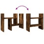Organizador escritorio madera roble ahumado 34,5x15,5x35,5 cm de , Clasificación y organización - Ref: Foro24-848056, Precio:...