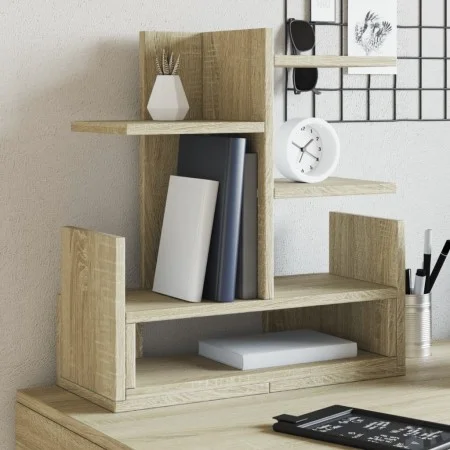 Organizador escritorio madera color roble Sonoma 49x20x52,5 cm by , Classification and organization - Ref: Foro24-848075, Pri...