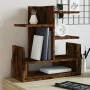Schreibtisch-Organizer aus geräucherter Eiche 49x20x52,5 cm von , Klassifizierung und Organisation - Ref: Foro24-848077, Prei...