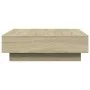 Wohnzimmertisch aus Sonoma-Eiche Spanplatte 90x90x28 cm von , Couchtisch - Ref: Foro24-848089, Preis: 98,72 €, Rabatt: %