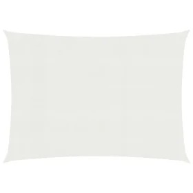 White HDPE sail awning 160 g/m² 6x7 m by vidaXL, Umbrellas - Ref: Foro24-311249, Price: 79,51 €, Discount: %