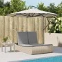 Tumbona doble con cojines ratán sintético beige by , Loungers - Ref: Foro24-368093, Price: 295,76 €, Discount: %