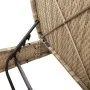 Tumbona doble con cojines ratán sintético beige by , Loungers - Ref: Foro24-368093, Price: 295,76 €, Discount: %