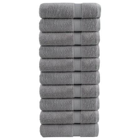 Toallas de baño SOLUND 10 unidades gris 100x150 cm 600 gsm by , Towels - Ref: Foro24-137313, Price: 198,74 €, Discount: %