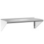 Estante de pared acero inoxidable plateado 100x45x31 cm by , Shelves and shelves - Ref: Foro24-30272, Price: 90,54 €, Discoun...