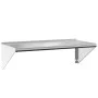 Estante de pared acero inoxidable plateado 100x45x31 cm by , Shelves and shelves - Ref: Foro24-30272, Price: 81,29 €, Discoun...