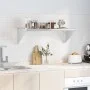 Estante de pared acero inoxidable plateado 100x45x31 cm by , Shelves and shelves - Ref: Foro24-30272, Price: 81,29 €, Discoun...