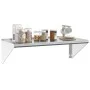 Estante de pared acero inoxidable plateado 100x45x31 cm by , Shelves and shelves - Ref: Foro24-30272, Price: 81,29 €, Discoun...