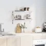 Soportes de estante 4 uds acero inoxidable 23,5x2,5x15,5 cm by , Shelves and shelves - Ref: Foro24-30298, Price: 31,88 €, Dis...