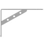 Soportes de estante 4 uds acero inoxidable 23,5x2,5x15,5 cm by , Shelves and shelves - Ref: Foro24-30298, Price: 23,21 €, Dis...