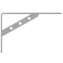 Soportes de estante 4 uds acero inoxidable 23,5x2,5x15,5 cm by , Shelves and shelves - Ref: Foro24-30298, Price: 31,88 €, Dis...