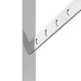 Soportes de estante 4 uds acero inoxidable 23,5x2,5x15,5 cm by , Shelves and shelves - Ref: Foro24-30298, Price: 31,88 €, Dis...