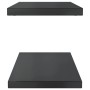 Wandregale 2 Stück Edelstahl schwarz 75x30x3 cm von , Regale und Regale - Ref: Foro24-30291, Preis: 46,06 €, Rabatt: %
