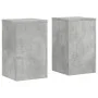 Pflanzenständer 2 Stück Holz grau Beton 30x30x50 cm von , Topfständer - Ref: Foro24-852918, Preis: 51,05 €, Rabatt: %