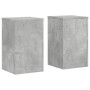 Soportes de plantas 2 uds madera gris hormigón 30x30x50 cm by , Pot stands - Ref: Foro24-852918, Price: 47,63 €, Discount: %