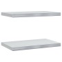 Wandregale 2 Stück Edelstahl silber 50x30x3 cm von , Regale und Regale - Ref: Foro24-30285, Preis: 40,80 €, Rabatt: %