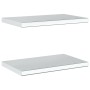 Wandregale 2 Stück Edelstahl silber 50x30x3 cm von , Regale und Regale - Ref: Foro24-30285, Preis: 40,80 €, Rabatt: %