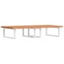 Wandwaschtischregal aus Stahl und massiver Buche von , Badezimmerwaschtische - Ref: Foro24-3302452, Preis: 141,65 €, Rabatt: %